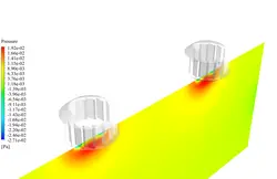 توربو ونتیلاتور، شبیه سازی با انسیس فلوئنت