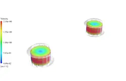 توربو ونتیلاتور، شبیه سازی با انسیس فلوئنت