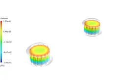 توربو ونتیلاتور، شبیه سازی با انسیس فلوئنت