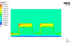 تابش خورشیدی در ساعات مختلف، شبیه سازی با انسیس فلوئنت
