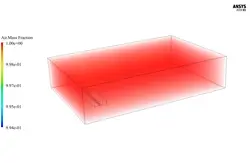 آلودگی هوا درون کنیون (canyon) خیابانی، شبیه سازی با انسیس فلوئنت