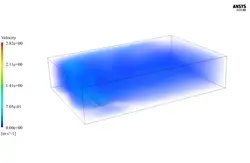 آلودگی هوا درون کنیون (canyon) خیابانی، شبیه سازی با انسیس فلوئنت