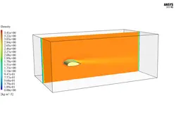 یخ زدن روی سطح ایرفویل سه بعدی، شبیه سازی با انسیس فلوئنت