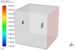تزریق سطحی با مدل DPM، شبیه سازی با انسیس فلوئنت