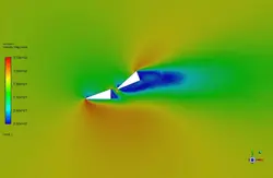 مقایسه اثر دو اسپویلر برای آیرودینامیک اتومبیل F1،شبیه سازی با انسیس فلوئنت