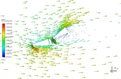 مقایسه اثر دو اسپویلر برای آیرودینامیک اتومبیل F1،شبیه سازی با انسیس فلوئنت
