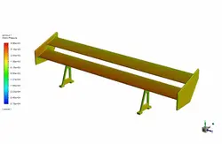 مقایسه اثر دو اسپویلر برای آیرودینامیک اتومبیل F1،شبیه سازی با انسیس فلوئنت