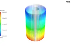 سینک حرارتی میکروکانال، افزایش انتقال حرارت، شبیه سازی با انسیس فلوئنت