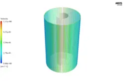 سینک حرارتی میکروکانال، افزایش انتقال حرارت، شبیه سازی با انسیس فلوئنت