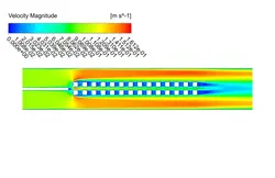 میکسر متخلخل، انتقال حرارت نانوسیال، شبیه سازی با انسیس فلوئنت