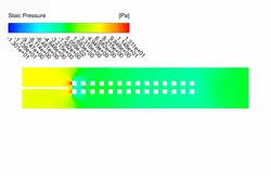 میکسر متخلخل، انتقال حرارت نانوسیال، شبیه سازی با انسیس فلوئنت