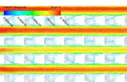 میکسر متخلخل، انتقال حرارت نانوسیال، شبیه سازی با انسیس فلوئنت