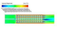 میکسر متخلخل، انتقال حرارت نانوسیال، شبیه سازی با انسیس فلوئنت