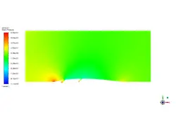 خنک سازی سطح ایرفویل توسط ورودی های جانبی هوا، شبیه سازی با انسیس فلوئنت