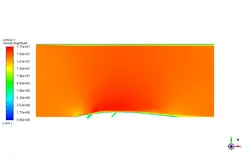 خنک سازی سطح ایرفویل توسط ورودی های جانبی هوا، شبیه سازی با انسیس فلوئنت