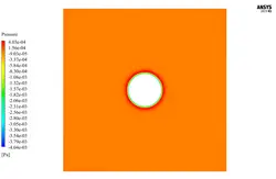 اثر دیسک چرخان بر هوای اطراف با استفاده از Moving Wall، شبیه سازی با انسیس فلوئنت