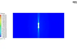 اثر دیسک چرخان بر هوای اطراف با استفاده از Moving Wall، شبیه سازی با انسیس فلوئنت