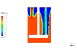 مخزن مخلوط کن (میکسر)، شبیه سازی با انسیس فلوئنت