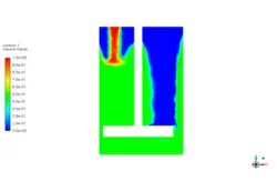 مخزن مخلوط کن (میکسر)، شبیه سازی با انسیس فلوئنت