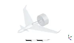 پهپاد ScanEagle، شبیه سازی با انسیس فلوئنت