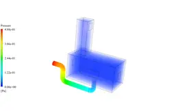 برج بادی با قنات، شبیه سازی با انسیس فلوئنت