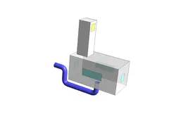 برج بادی با قنات، شبیه سازی با انسیس فلوئنت