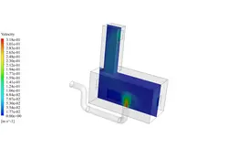 برج بادی با قنات، شبیه سازی با انسیس فلوئنت