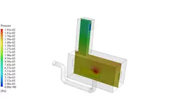 برج بادی با قنات، شبیه سازی با انسیس فلوئنت