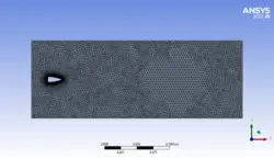 حرکت گلوله با Dynamic Mesh، شبیه سازی با انسیس فلوئنت