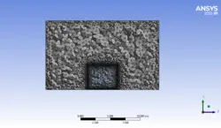 اثر تابش خورشید روی خانه، شبیه سازی با انسیس فلوئنت