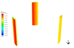 مقایسه ایرفویل دندانه دار و ایرفویل ساده توربین داریوس، شبیه سازی با انسیس فلوئنت