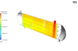 چگالش در کندانسور پوسته و لوله، شبیه سازی با انسیس فلوئنت