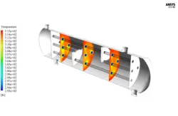 چگالش در کندانسور پوسته و لوله، شبیه سازی با انسیس فلوئنت