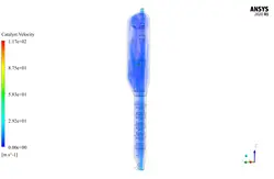 سیستم جداسازی گاز-جامد FCC Riser، شبیه سازی با انسیس فلوئنت