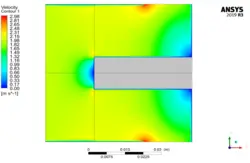 خنک کننده هیت سینک با Porous Medium، شبیه سازی با انسیس فلوئنت
