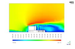 جریان باد پیرامون ساختمان ویلا، شبیه سازی با انسیس فلوئنت