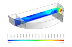 هیدرودینامیک شیرین کننده گاز، شبیه سازی با انسیس فلوئنت