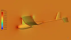 پهپاد RQ-11 Raven ، شبیه سازی با انسیس فلوئنت