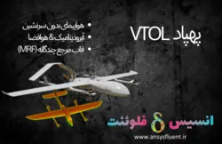 پهپاد VTOL، شبیه سازی با انسیس فلوئنت