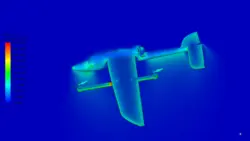 پهپاد VTOL، شبیه سازی با انسیس فلوئنت