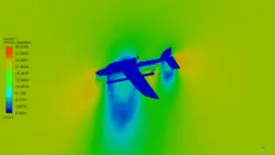 پهپاد VTOL، شبیه سازی با انسیس فلوئنت