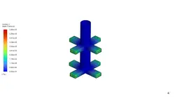 مخزن همزن به روش SRF، شبیه سازی با انسیس فلوئنت