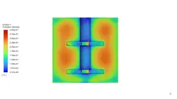 مخزن همزن به روش SRF، شبیه سازی با انسیس فلوئنت