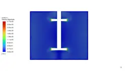 مخزن همزن به روش MRF، شبیه سازی با انسیس فلوئنت