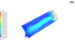 احتراق دو جریانی، شبیه سازی با انسیس فلوئنت