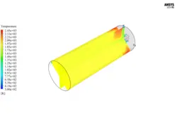 احتراق دو جریانی، شبیه سازی با انسیس فلوئنت