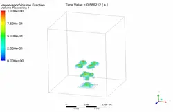پدیده جوشش و تشکیل حباب، شبیه سازی با انسیس فلوئنت