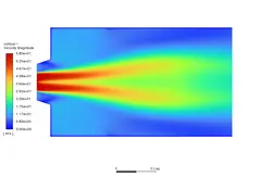 احتراق نیمه پیش آمیخته (تعادل شیمیایی، غیر آدیاباتیک)، شبیه سازی با انسیس فلوئنت