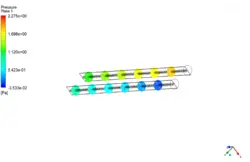 انتقال حرارت جا به جایی اجباری در لوله U شکل، شبیه سازی با انسیس فلوئنت