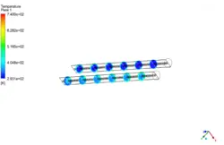 انتقال حرارت جا به جایی اجباری در لوله U شکل، شبیه سازی با انسیس فلوئنت